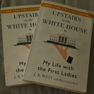 Upstairs at the White House Book (This Includes 2 Books , Perfect For Book Club)